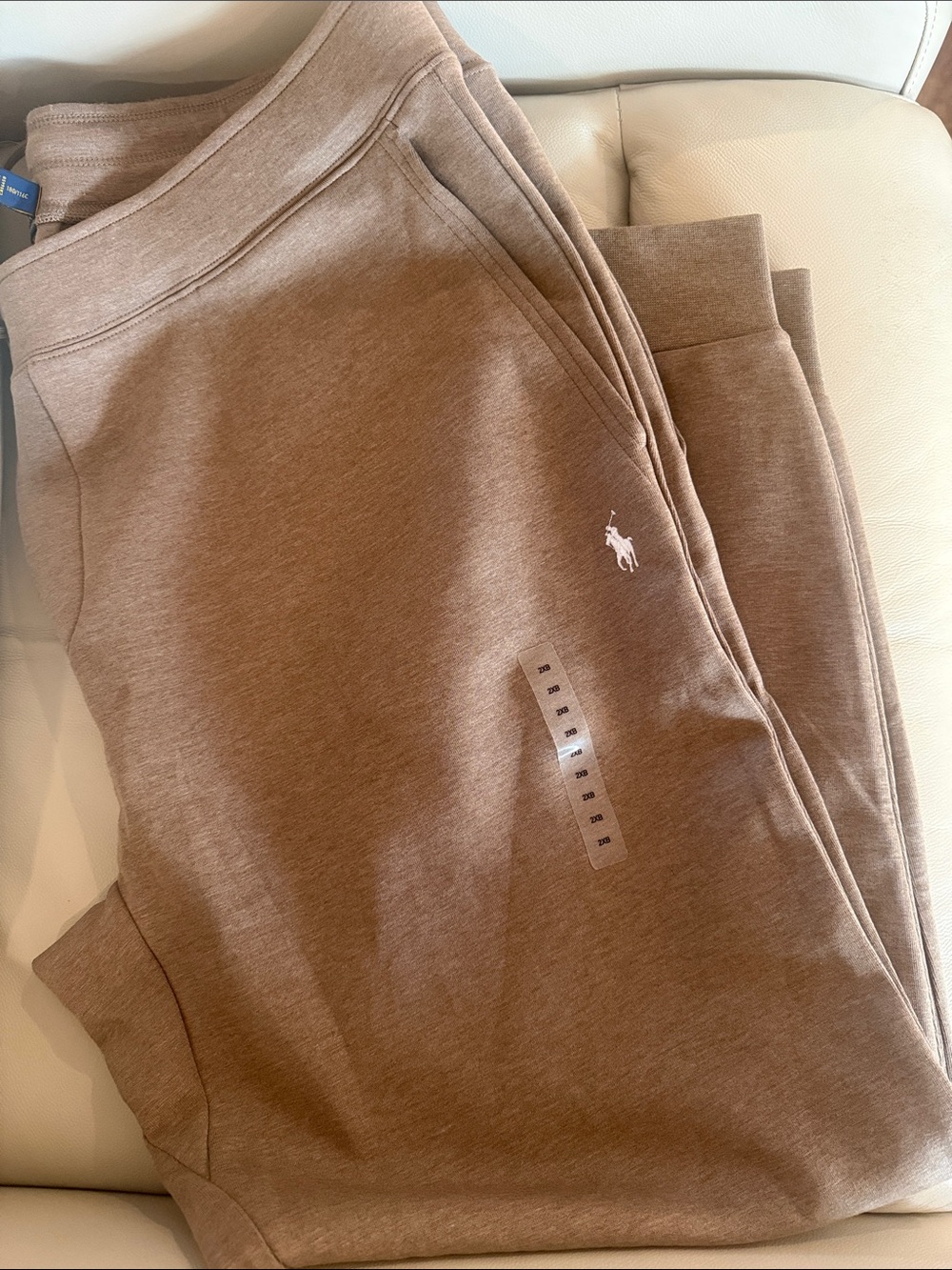 Polo by Ralph Lauren Men’s Brown Fleece Joggers